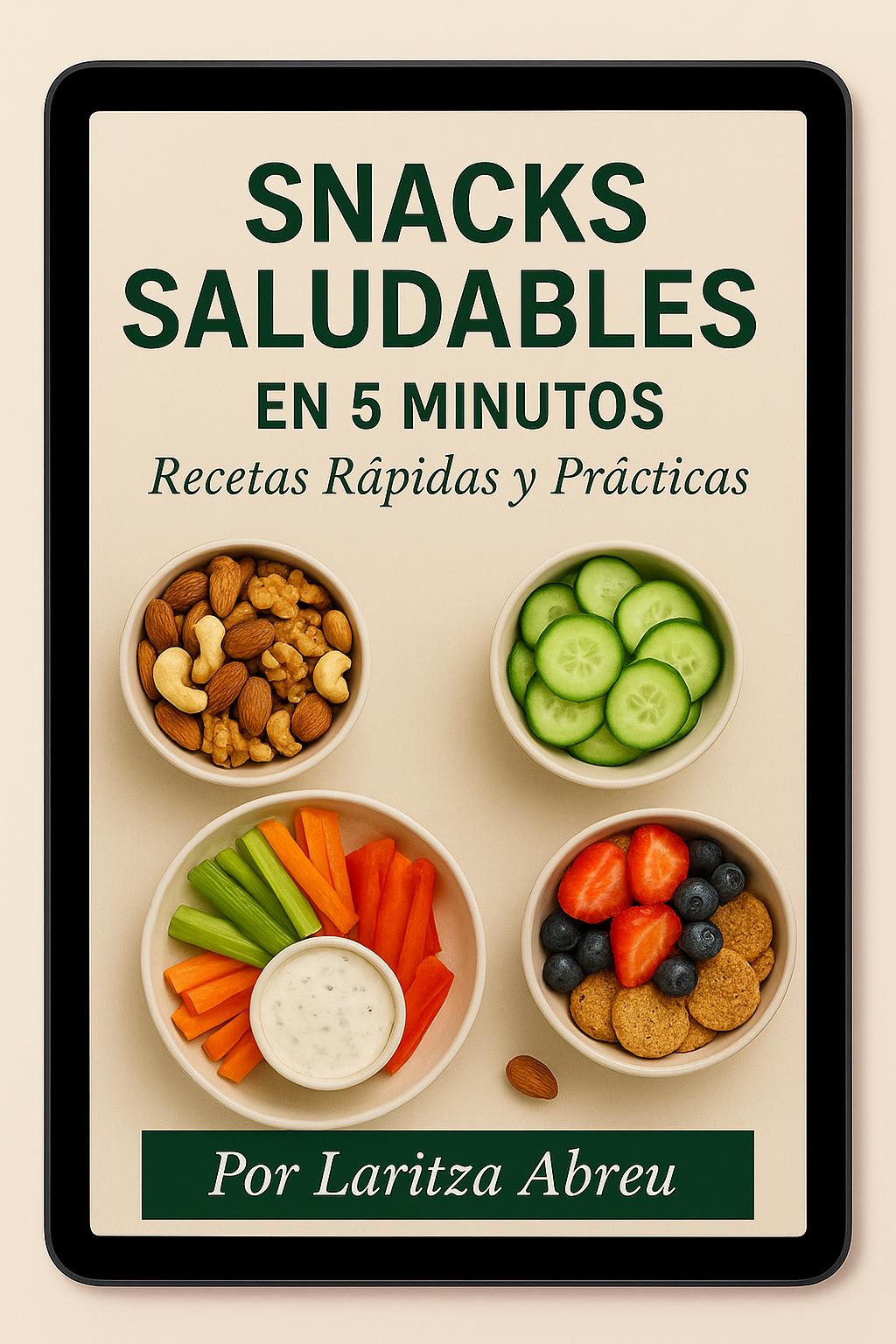 Snacks Saludables en 5 Minutos Recetas Rápidas y Prácticas